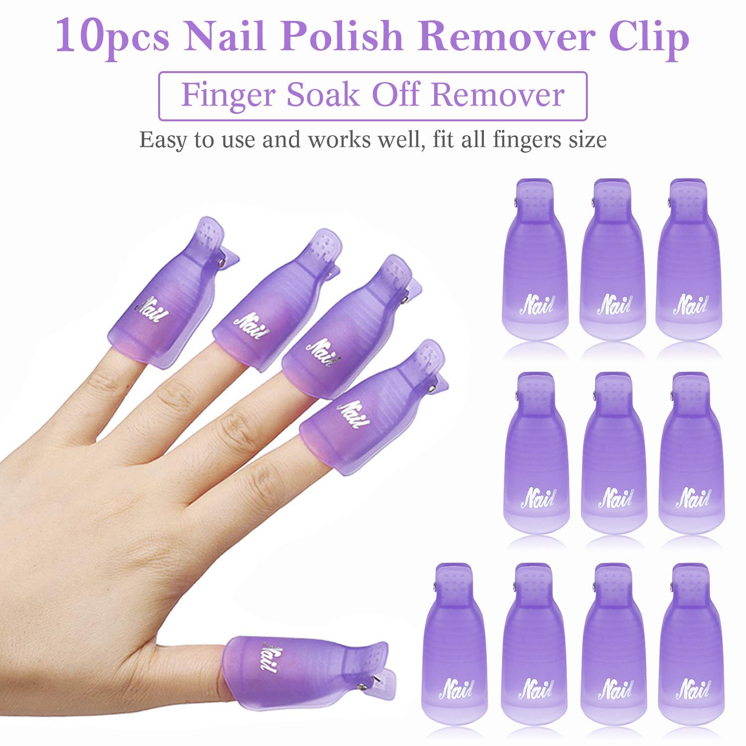 Nail Art Ideas - 룰라 10개/16개 플라스틱 아크릴 네일 아트