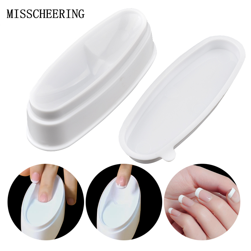 Nail Art France - 1pcs 파우더 반짝이 먼지 담그기 트레이