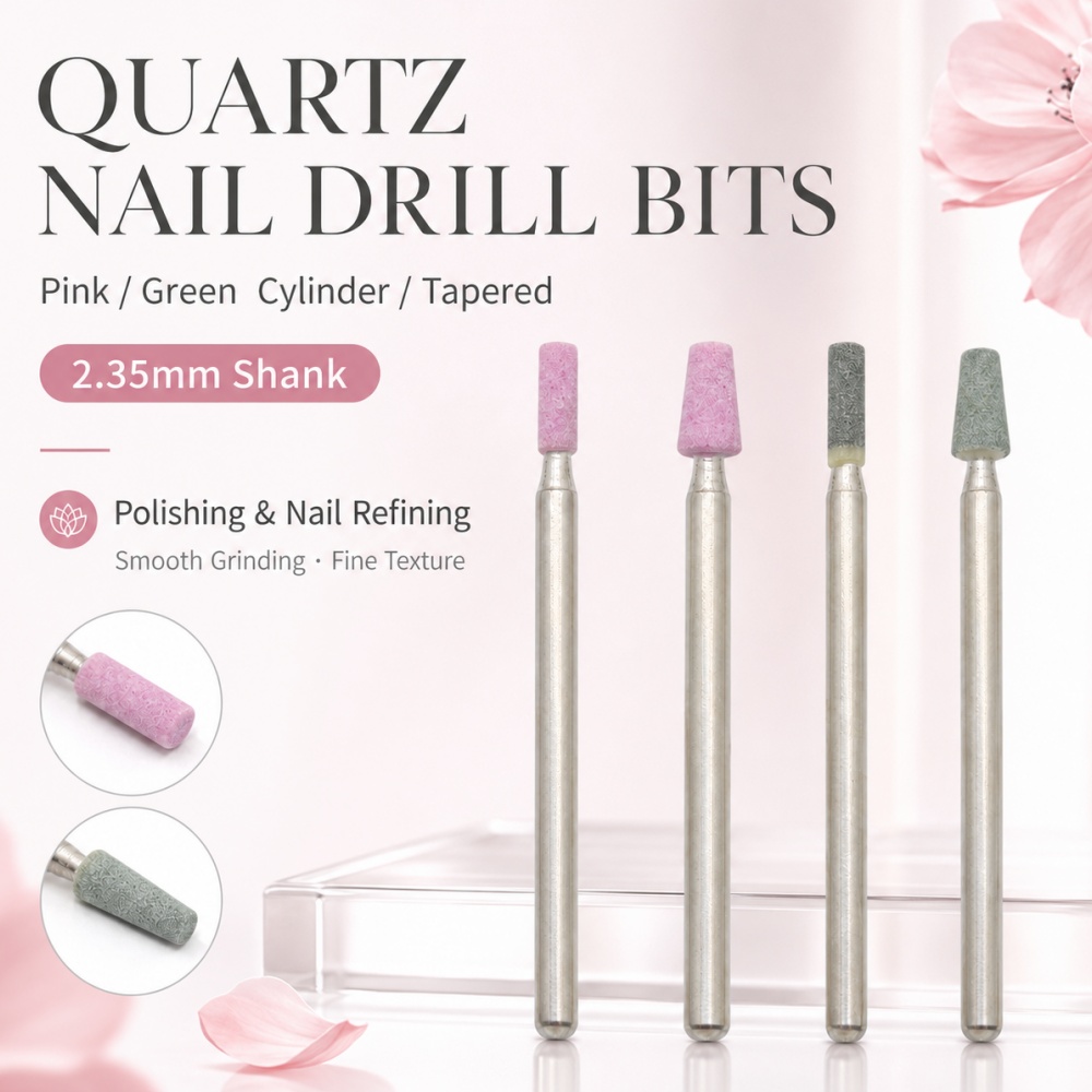 1개 소형 배럴 및 삼각형 석영 네일 드릴 비트 - 2 - Nail Art Natural 리뷰 및 가격