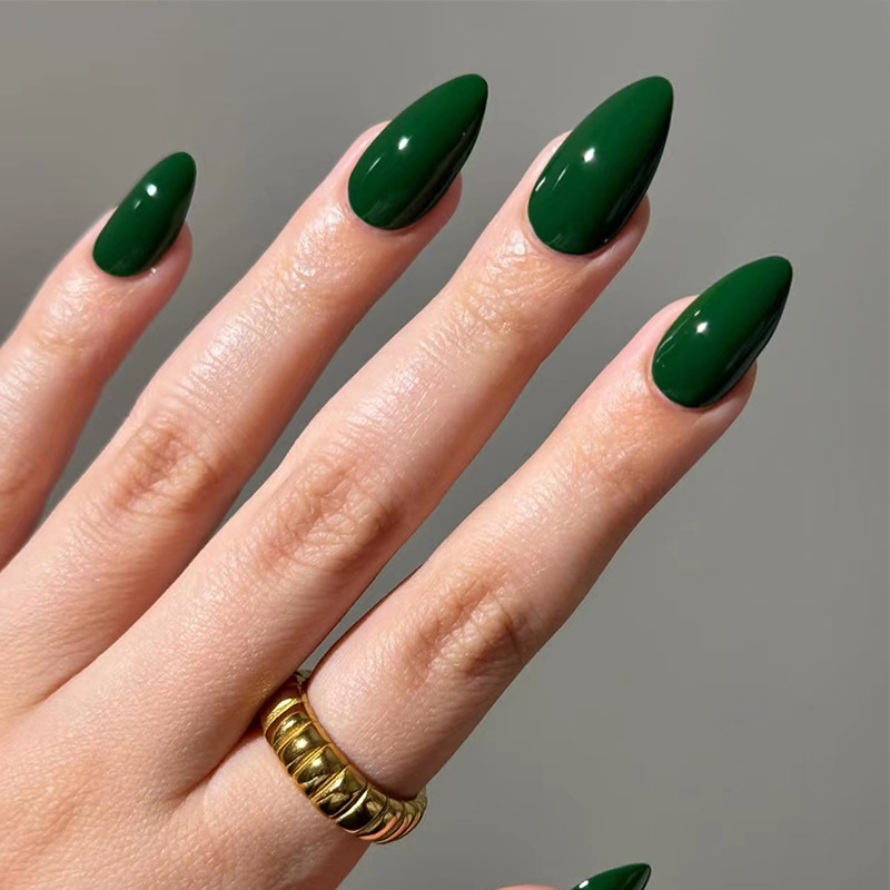 24Pcs 화이트 아몬드 틀린 손톱 전체 커버 네일 팁 - Press On Nail Set 리뷰 및 가격