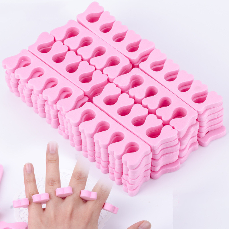 소프트 핑크 100pcs 손가락 발가락 구분 기호 매니 - Nail Art Pink Soft 리뷰 및 가격