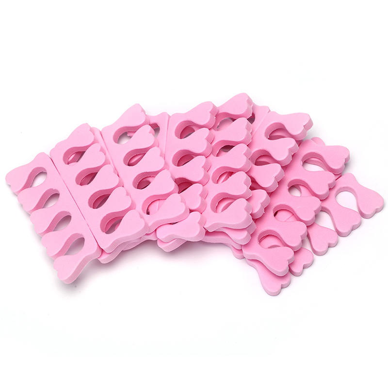 소프트 핑크 100pcs 손가락 발가락 구분 기호 매니 - Nail Art Pink Soft 리뷰 및 가격